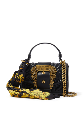 Versace Jeans Couture Thelma Classic Tote Bag With Scarf in Black