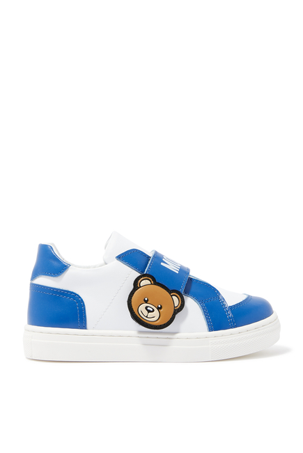 Kids Teddy Bear Motif Sneakers