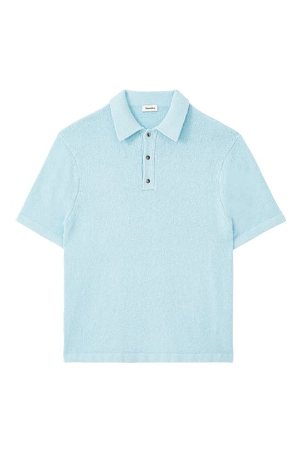 Carver Terry-Knit Polo Shirt