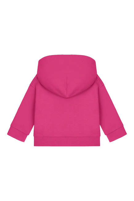 Kids Graphic Zipped Cotton Hoodie