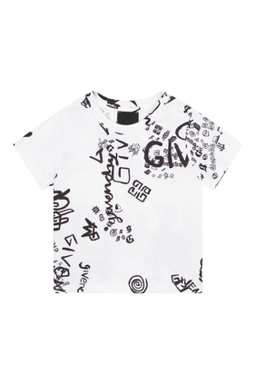 Graffiti-Print T-Shirt
