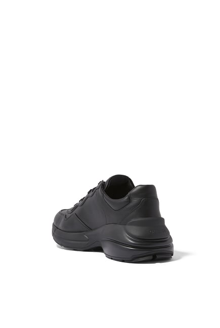 Interlocking G Rhyton Leather Sneakers