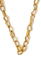 Lutèce Chain, 24k Gold-Plated Brass