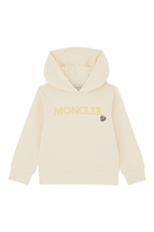 Kids Logo-Embroidered Cotton Hoodie