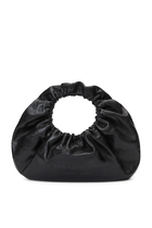 Crescent Small Satin Handle Bag