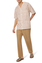 Double G Stripe Bowling Shirt