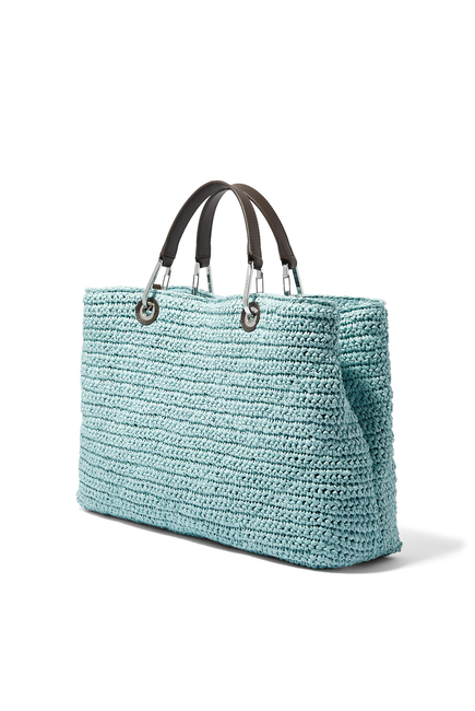 Large Raffia Tote Bag