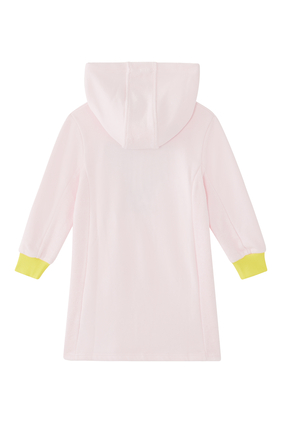 Kids Embroidered Hooded Dress