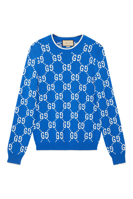 GG Cotton Intarsia Sweater