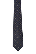 Monogram-Pattern Silk Tie