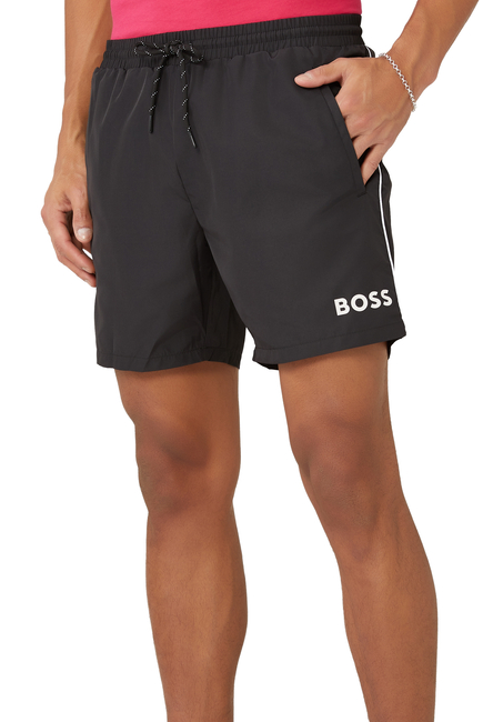 Quick Dry Logo Swim Shorts