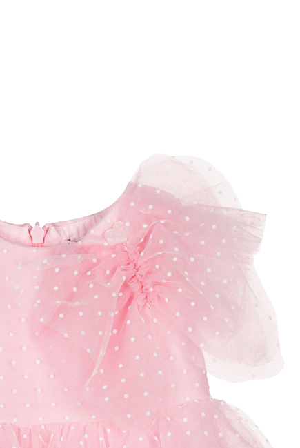 Kids Dotted Tulle Dress