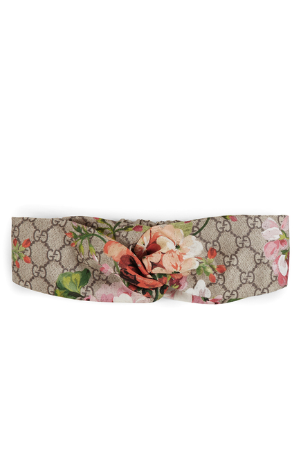 Blooms Print Silk Headband