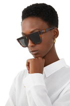 Fendi Way Square Frame Sunglasses