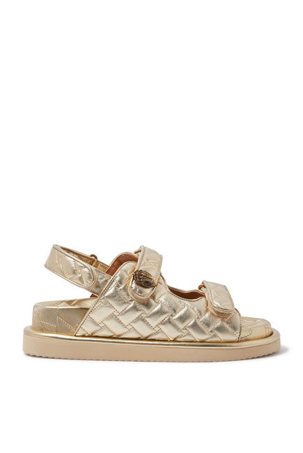 Orson Metallic Leather Sandals