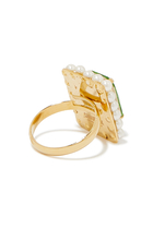 Vintage Peridot Pompadour Ring