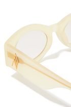 x Attico Berta Oval Sunglasses