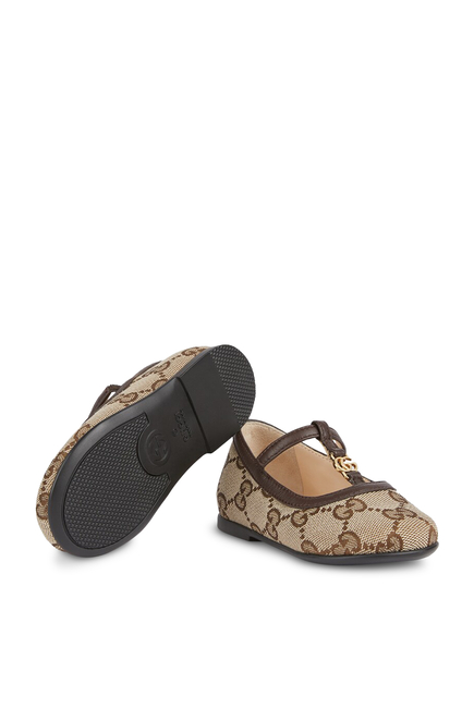 Kids Double G Ballet Flats