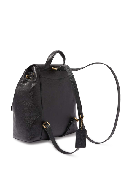 Evie Pebble Leather Backpack