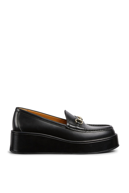 Horsebit 50 Wedge Loafers