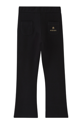 Embroidered Logo Pants