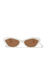 Les Lunettes Bambino Diamond Sunglasses