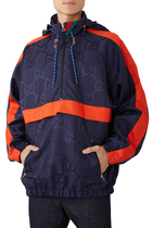 Jumbo GG Nylon Hooded Jacket