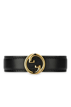 Interlocking G Leather Bracelet