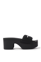 AW Logo Nylon Platform Slides