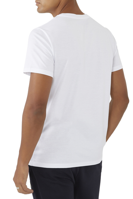 Double Logo Cotton T-Shirt