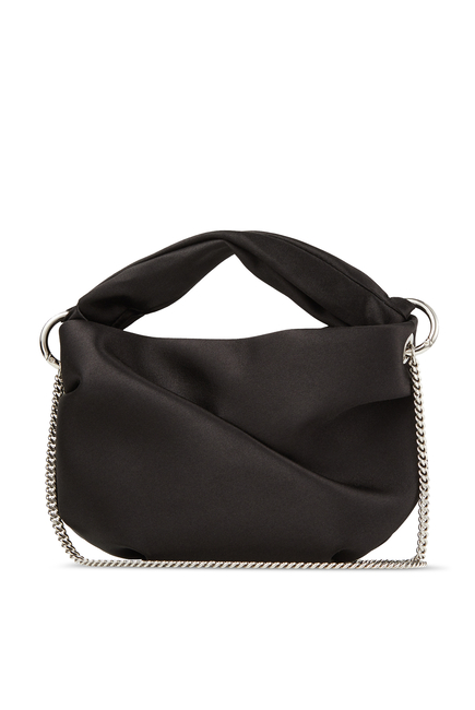 Bonny Black Satin Bag