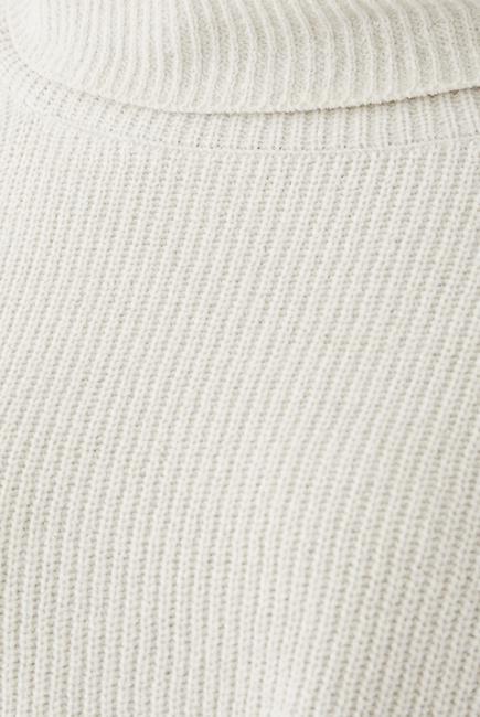 Organic Cotton Chenille Turtleneck Top