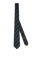 Horsebit Silk Jacquard Tie