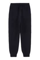 Diagonal Fabric Knit Pants