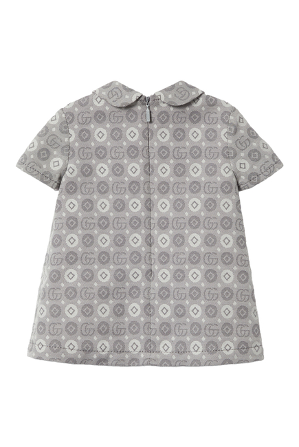 Kids Double G Cotton Dress