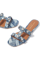 Octavia Denim Dress Sandals