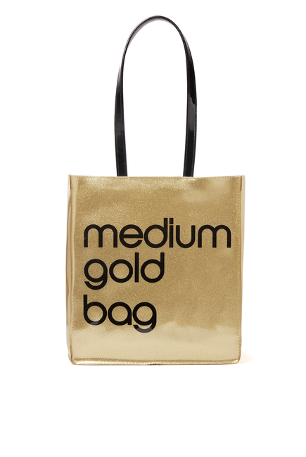 Medium Gold Tote Bag