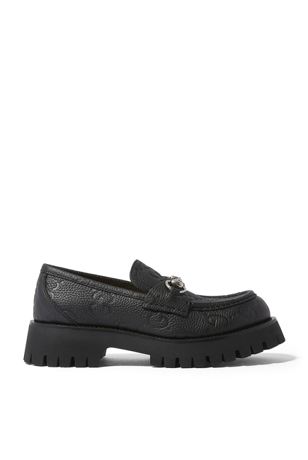 GG Lug Loafers With Horsebit