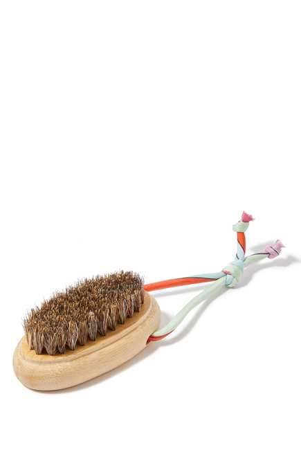 Marmo-Print Wooden Nail Brush