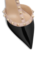 Rockstud 65 Leather Caged Pumps