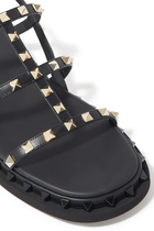 Rockstud Leather Sandals