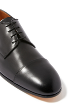 Pana Leather Derby Toe Cap Shoes
