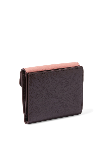Tabby Colour-Block Leather Small Wallet