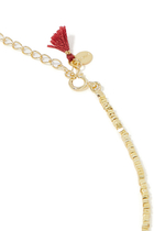 Dasha Necklace, 14k Gold Vermeil & Freshwater Pearl