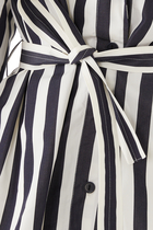 Reveal Belted Striped Shirt