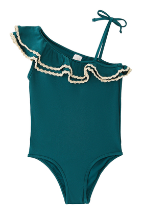 Kids Frill One-Piece Swimsuit