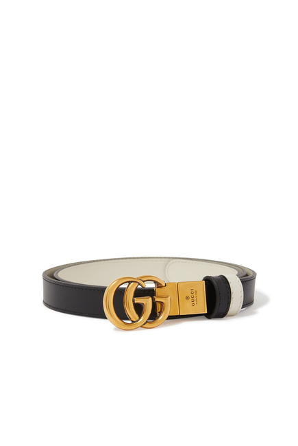 Slim reversible GG Marmont belt