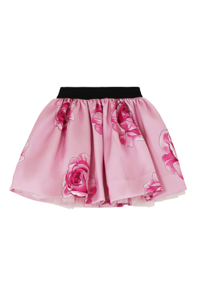 Rose Printed Skirt