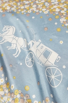 Horse and Carriage Silk Diamond Scarf