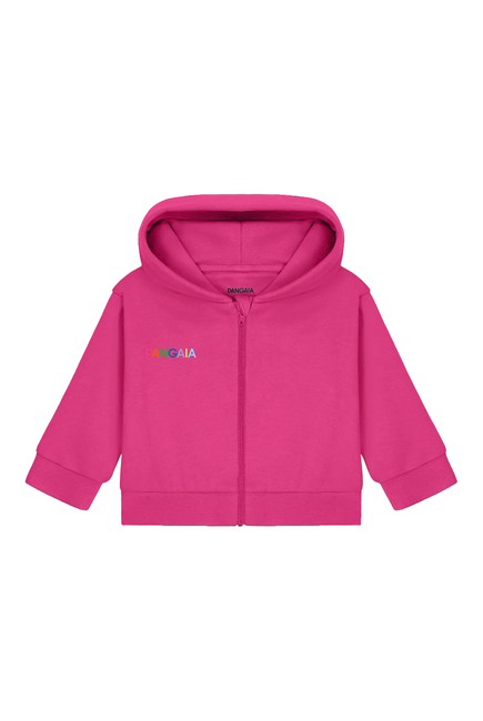 Kids Graphic Zipped Cotton Hoodie